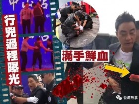 任达华被袭击视频回放聚焦中山被刺伤原因分析这歹徒吃了豹子胆!