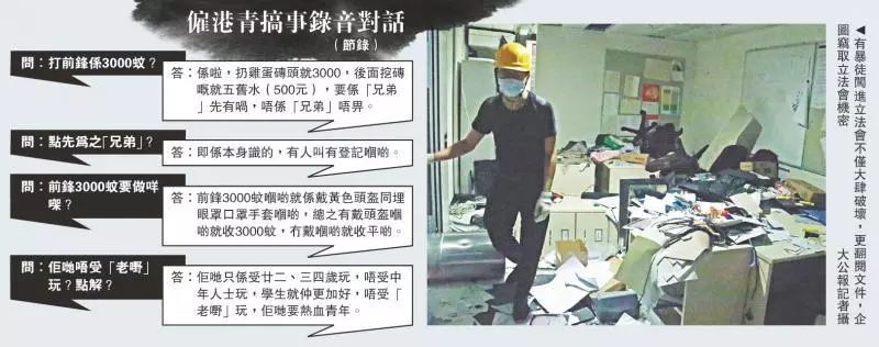 港独学生内地被打视频可见香港港独有多严重！