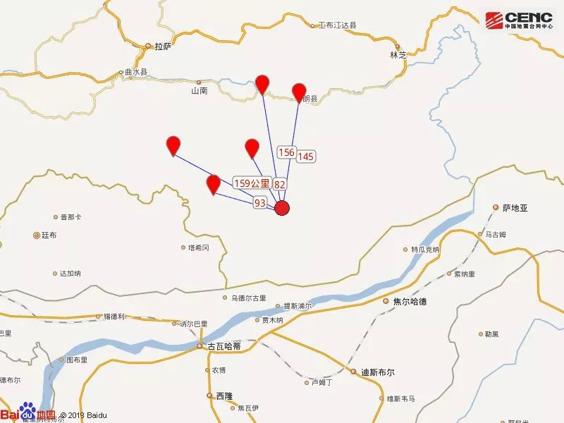 西藏山南4.8级地震对市错那县位置测定及影响最新消息（附《地震躲避和自救方法》）