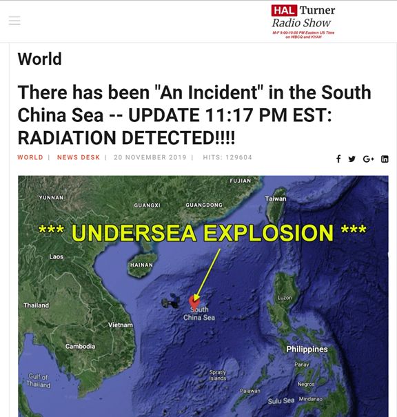南海发生20千吨核爆幕后黑手竟然是它！