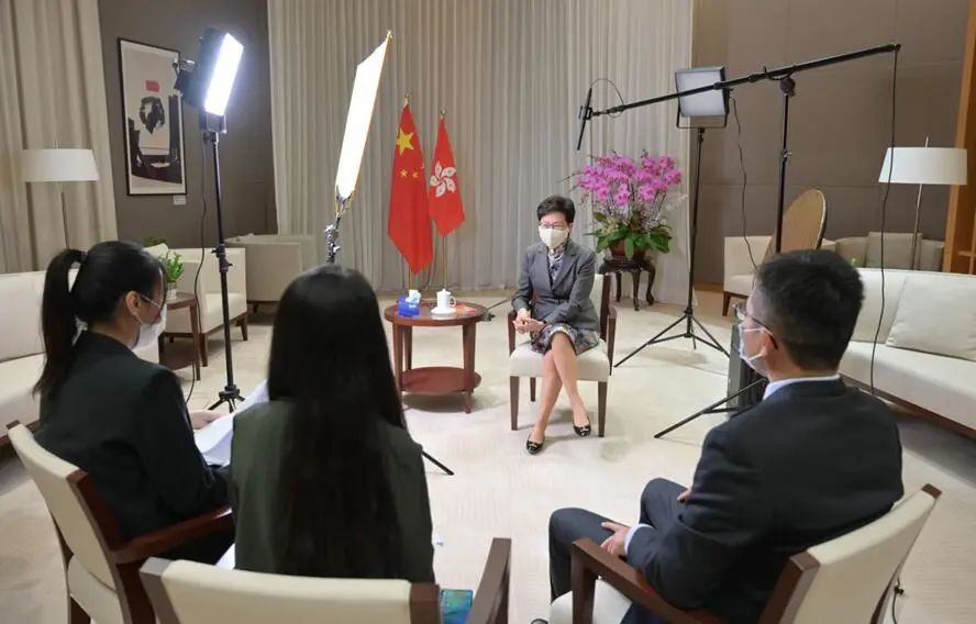 林郑月娥回应外国政府制裁中方官员：别给脸不要！